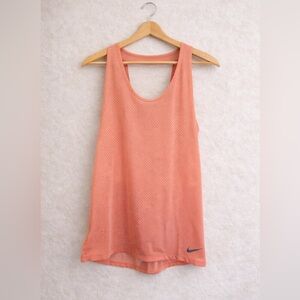 Nike Dri-FIT Pink Racerback Running Tank Moisture-Wicking Size S